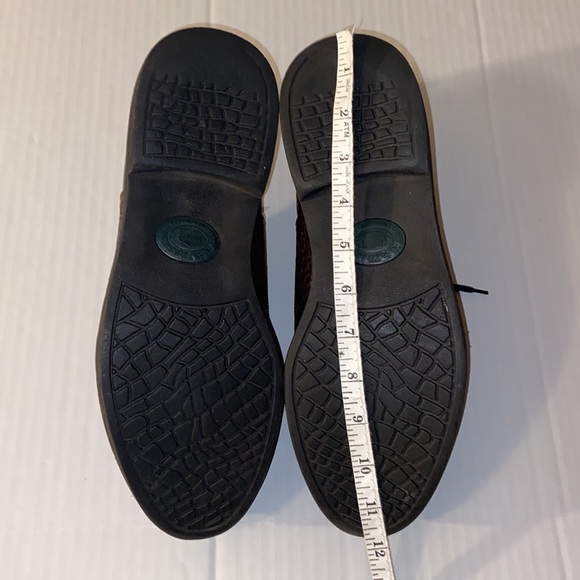 H. S. Trask Brown Leather Lace Up Two Tone Oxford Size 9 M Shoes - Picture 9 of 16